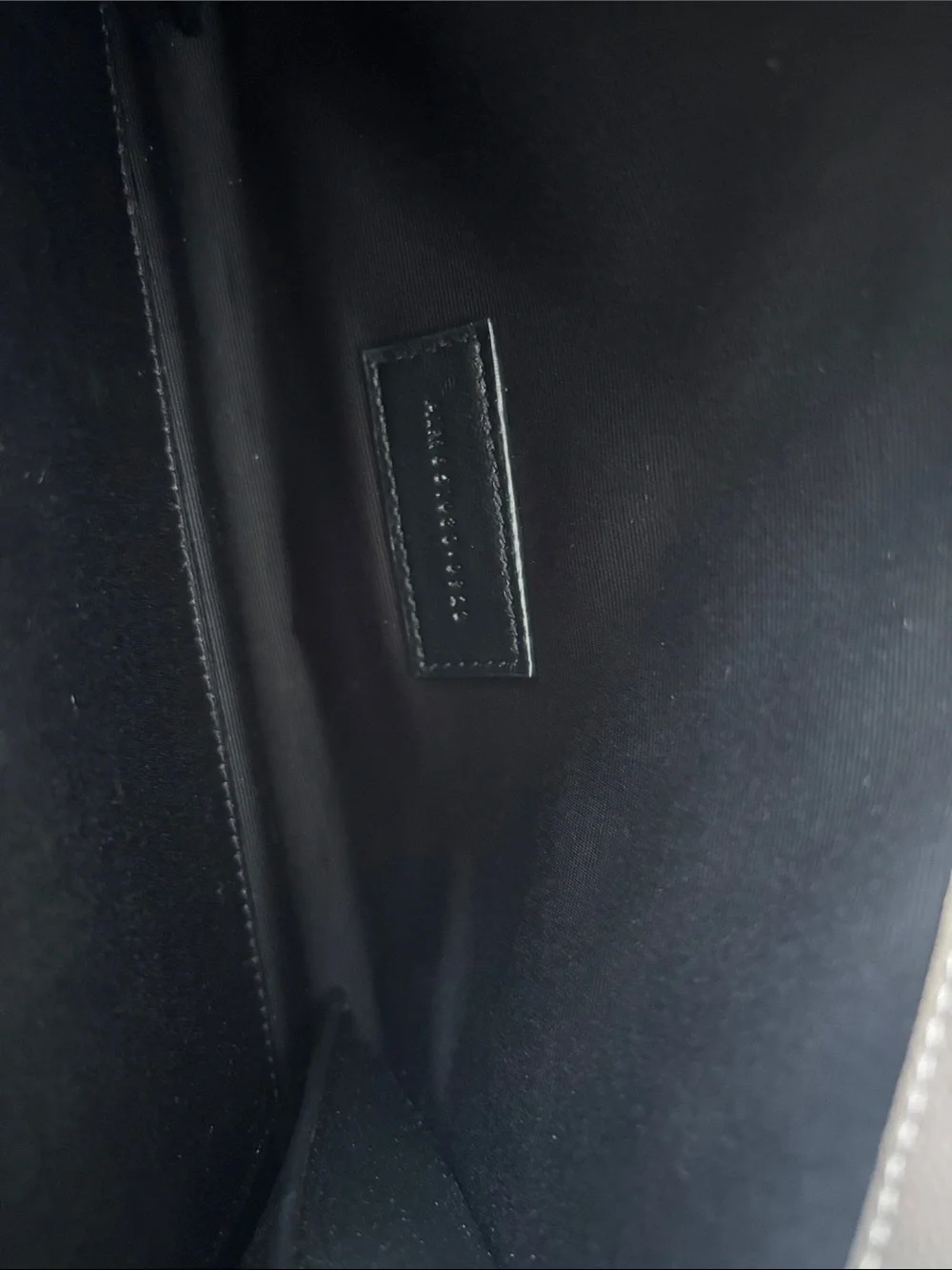 Saint Laurent Envelope Pouch in Quilted Powder Grain Embossed Leather